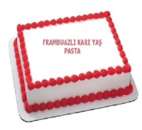 30 Kişilik Frambuazlı Pasta - 2 Gün Önceden Sipariş Gerekli