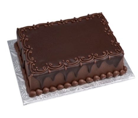 Klasik Pastane Tadında 100 Kişilik Çikolatalı Pasta