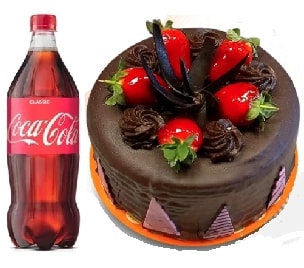 Pürüzsüz Dış Kaplamalı Çikolatalı Pasta Seti